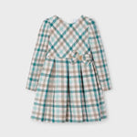 Toddler Holly Jolly Plaid Dress mayoral