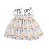 Kid Watercolor Tie Top Miki Miette