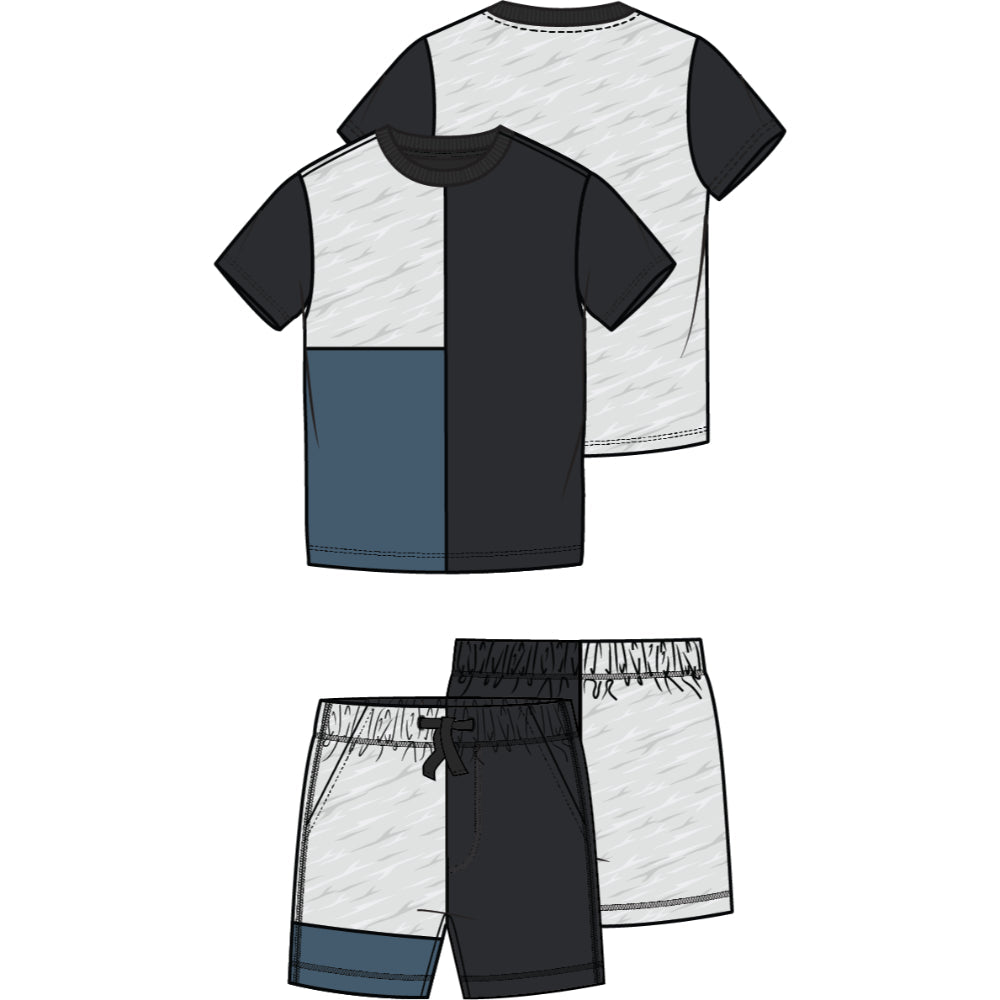 Baby Color Blocked 2-Piece Set Miles