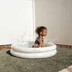 Baby Ali+Oli Two Rings Small Kids Inflatable Pool 35 Inches Ali+Oli
