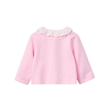 Baby Broderie Collar Patch Pocket Cardigan Goldie&Ace