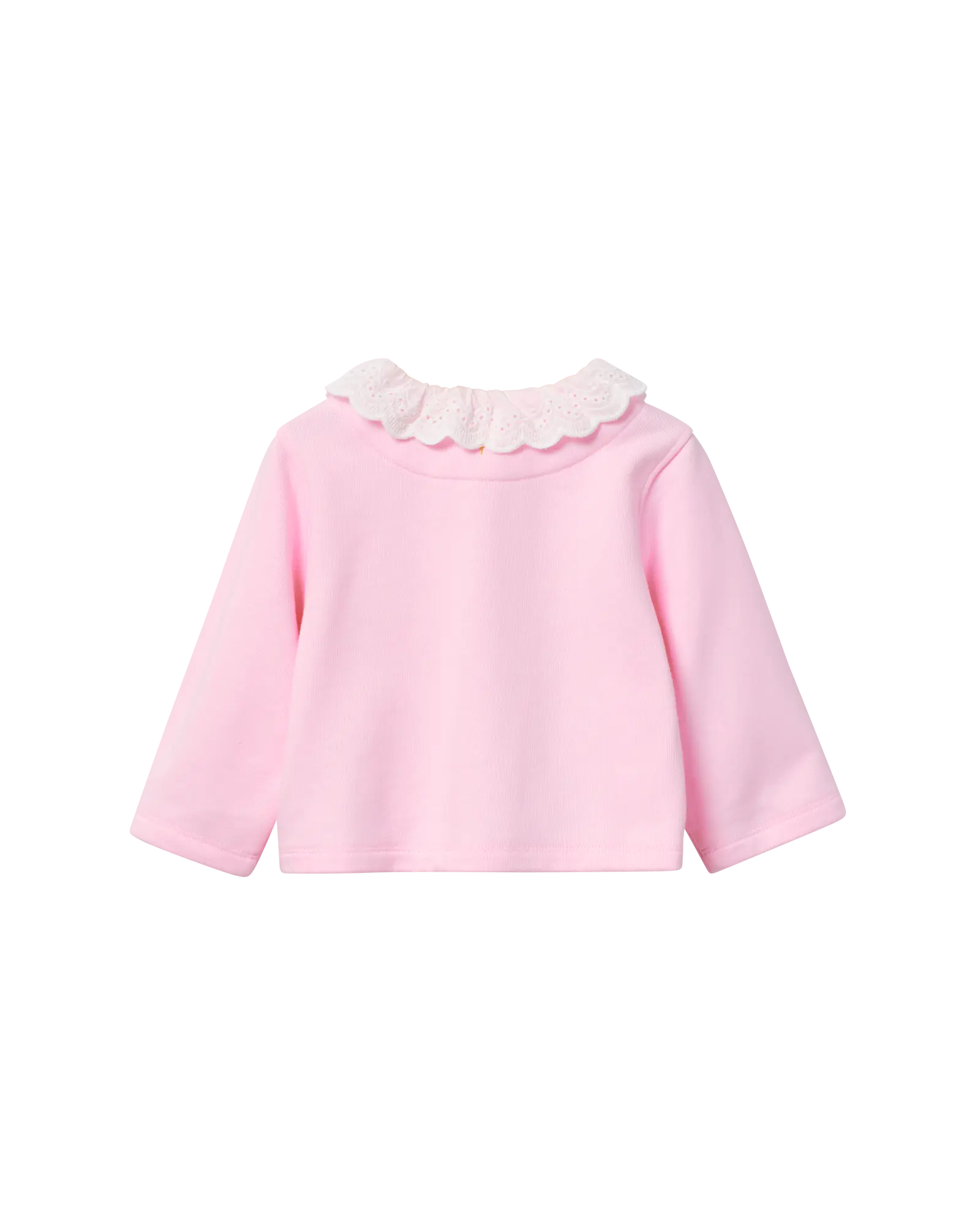 Baby Broderie Collar Patch Pocket Cardigan Goldie&Ace