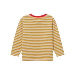 Kid Crew Neck Yellow Stripe Top Goldie&Ace