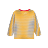 Kid Crew Neck Yellow Stripe Top Goldie&Ace