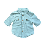 Baby Utility Shirt in Harbor Blue Babysprouts
