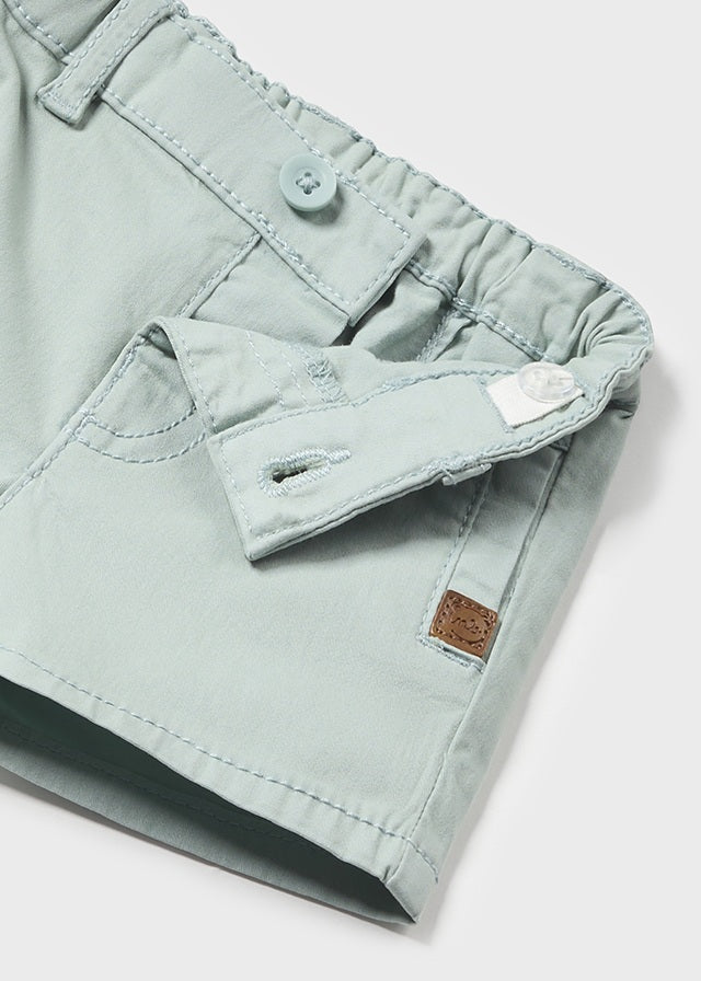 Sea Foam Twill Shorts