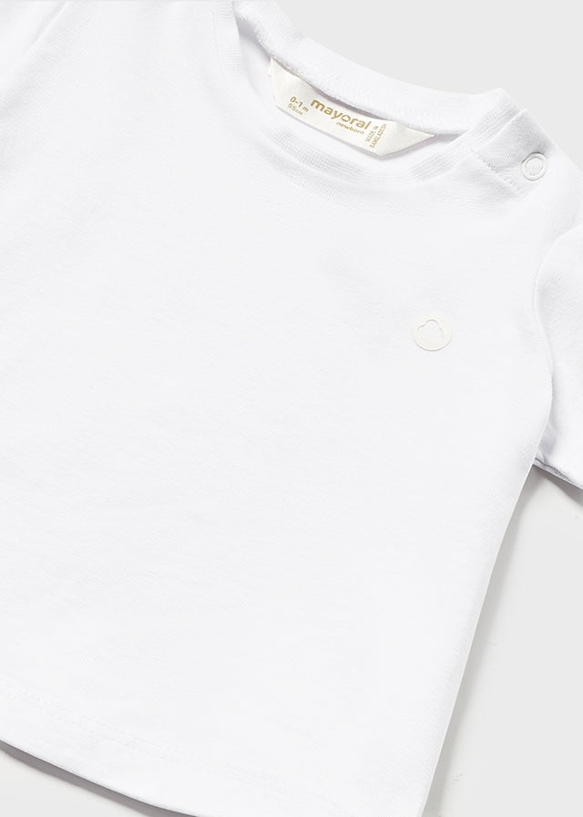 Baby Basic White Tee mayoral