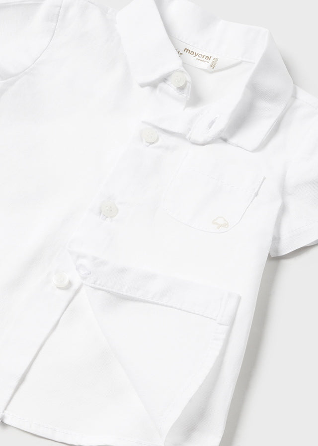 Sunday Best Button Down in White