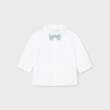 Baby Sunday Best Long Sleeve Button Down with Bow Tie mayoral