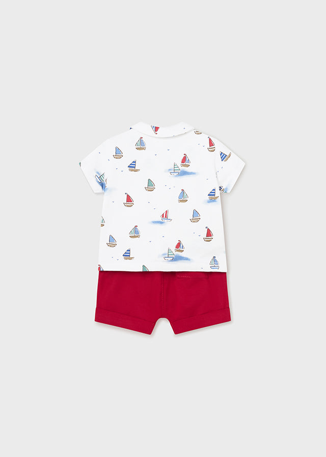Baby Happy Sailing Short Set mayoral