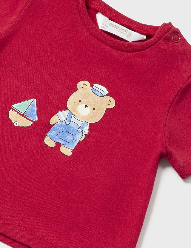 Baby Sailing Bear Short Set mayoral