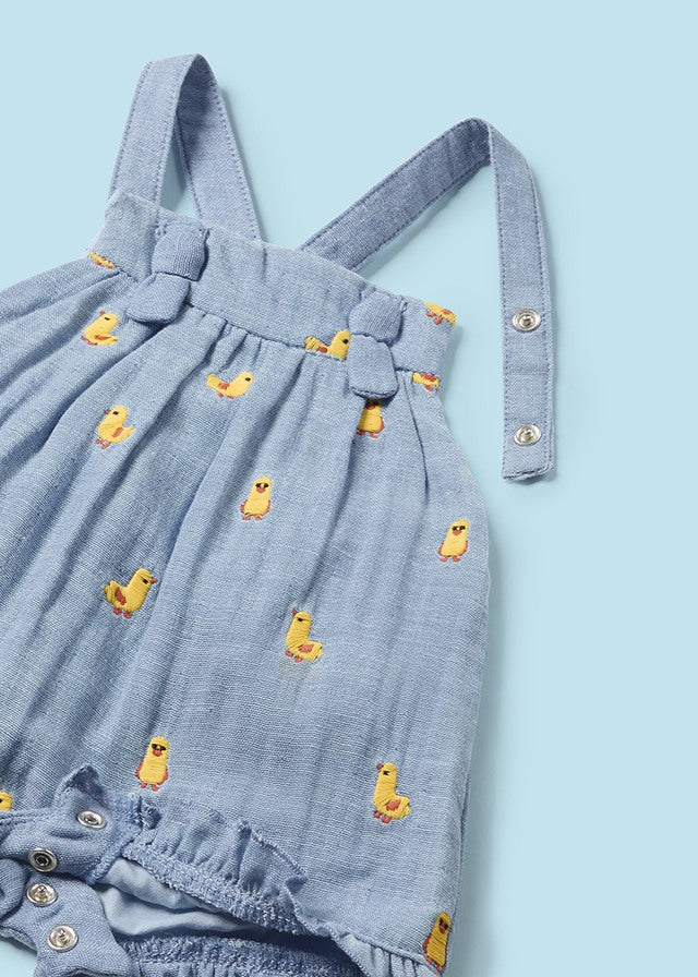 Baby Quackin' Denim Set with Hat mayoral