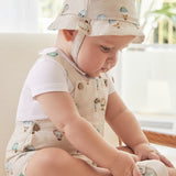 Baby Flying Fun Overall with Bucket Hat mayoral