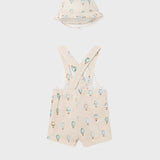 Baby Flying Fun Overall with Bucket Hat mayoral