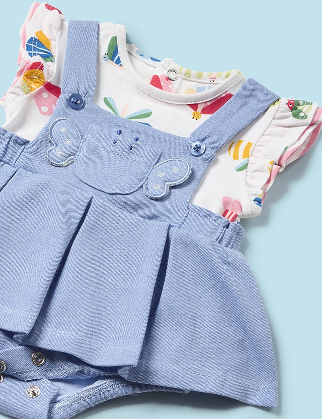Baby Sunday Afternoon Skirt Romper and Headband mayoral