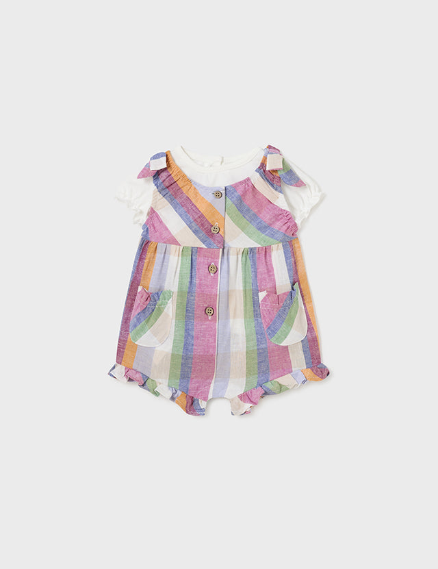 Baby Striped Summer Romper Set mayoral
