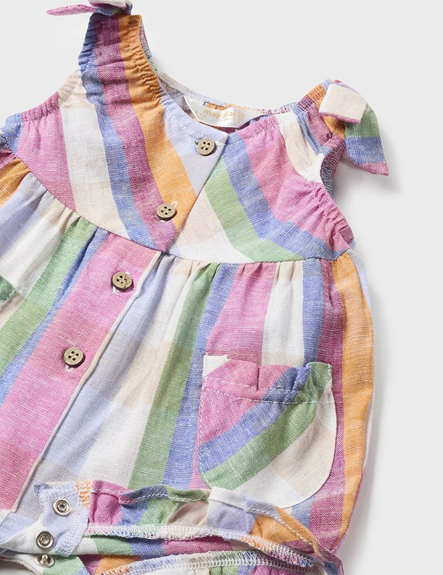 Baby Striped Summer Romper Set mayoral