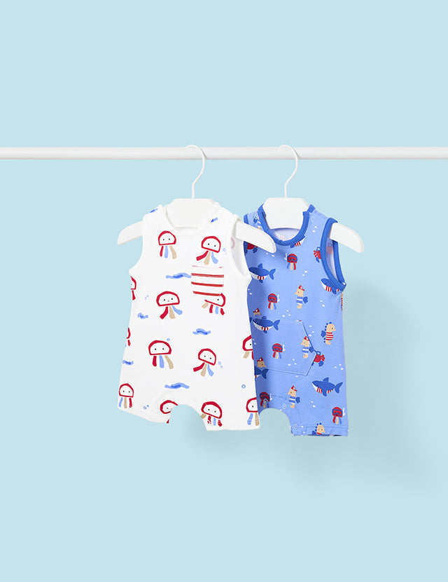 Baby Under The Sea - 2 Romper Set mayoral