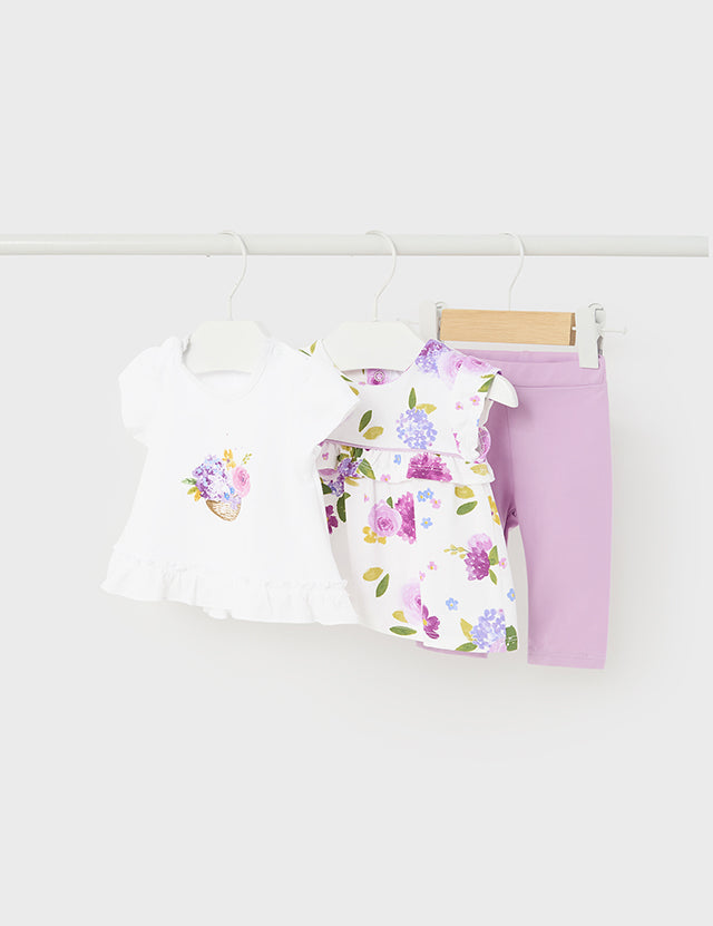 Baby Flower Field Tee and Legging Set mayoral