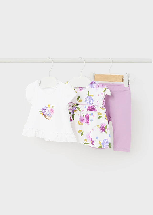 Baby Flower Field Tee and Legging Set mayoral