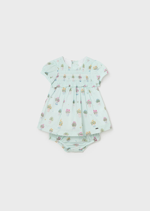 Baby Spring Flowers Printed Dress mayoral