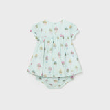 Baby Spring Flowers Printed Dress mayoral