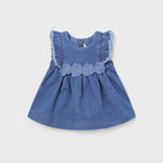 Baby Sunday Best Denim Dress mayoral