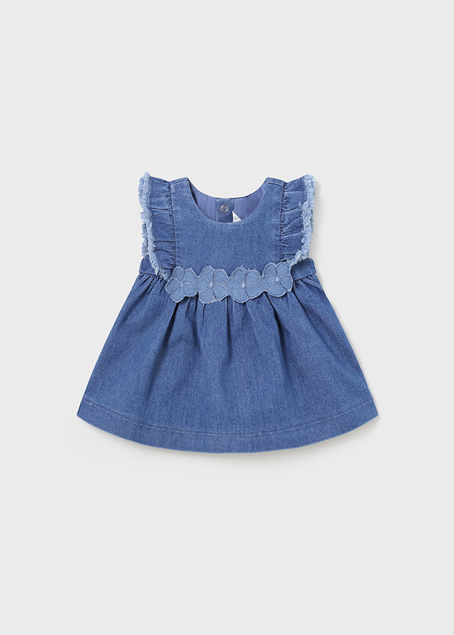 Baby Sunday Best Denim Dress mayoral