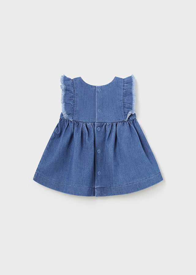 Baby Sunday Best Denim Dress mayoral