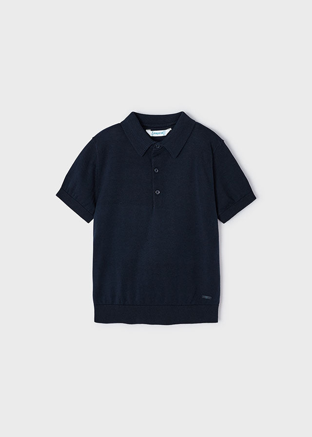 Toddler Polo Shirt in Navy mayoral