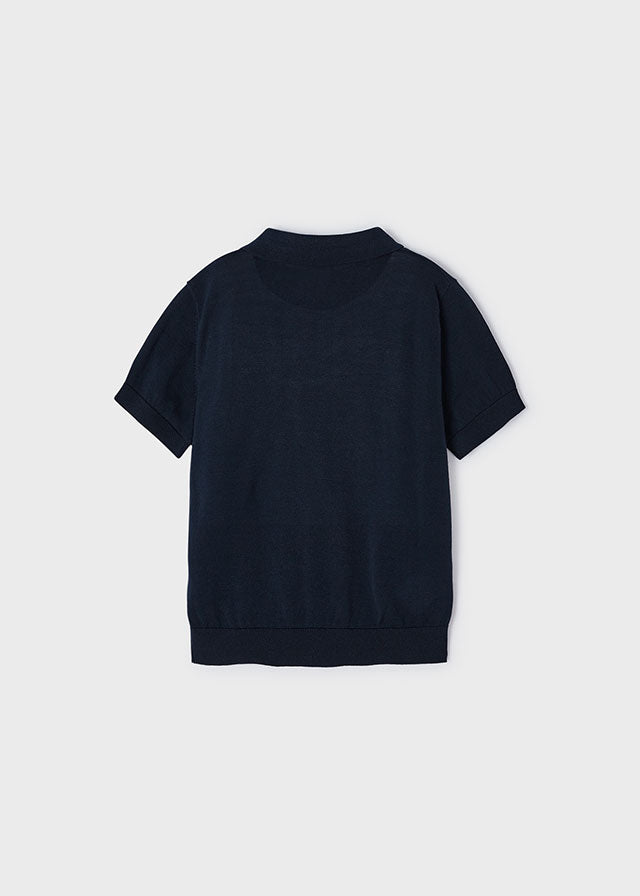 Toddler Polo Shirt in Navy mayoral
