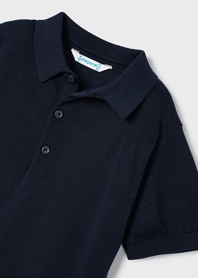 Toddler Polo Shirt in Navy mayoral