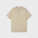 Toddler Polo Shirt in Cream mayoral