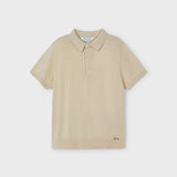 Toddler Polo Shirt in Cream mayoral