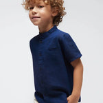 Toddler Collared Shirt in Navy mayoral