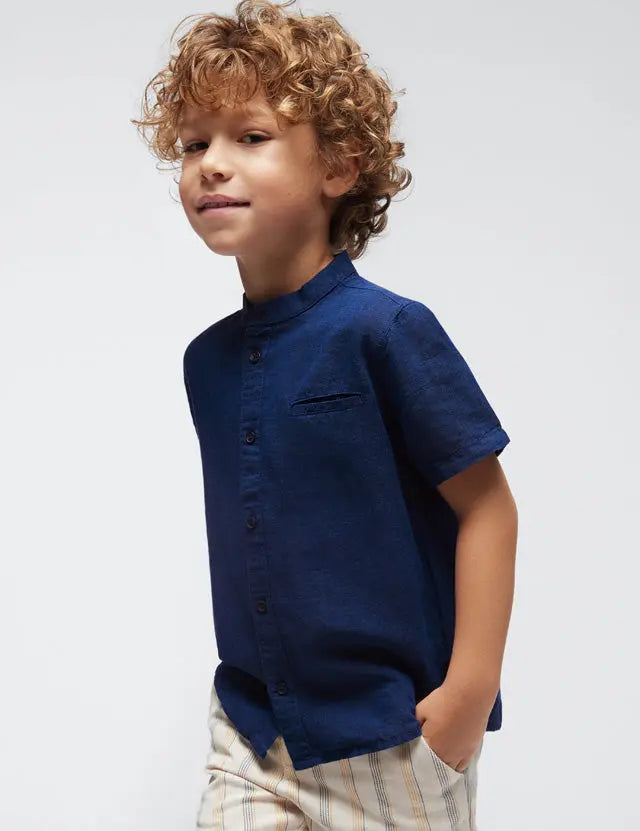 Toddler Collared Shirt in Navy mayoral