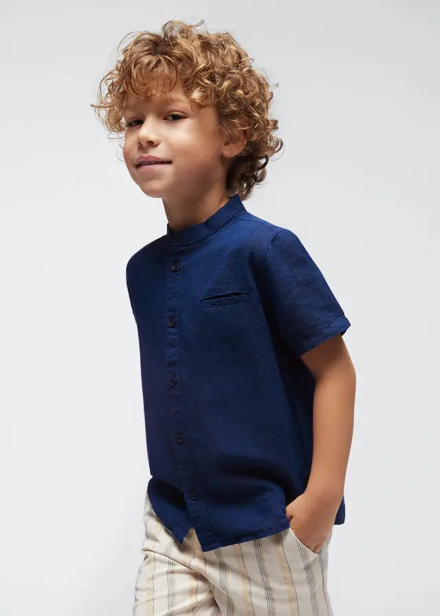 Toddler Collared Shirt in Navy mayoral