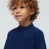 Toddler Collared Shirt in Navy mayoral