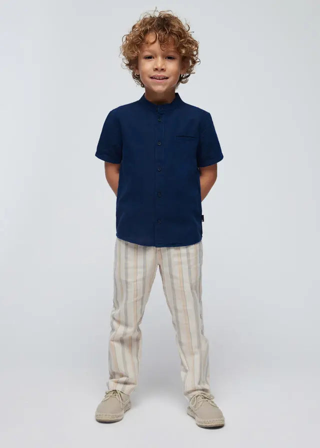 Toddler Collared Shirt in Navy mayoral