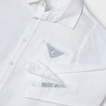 Toddler Collared Shirt in White mayoral