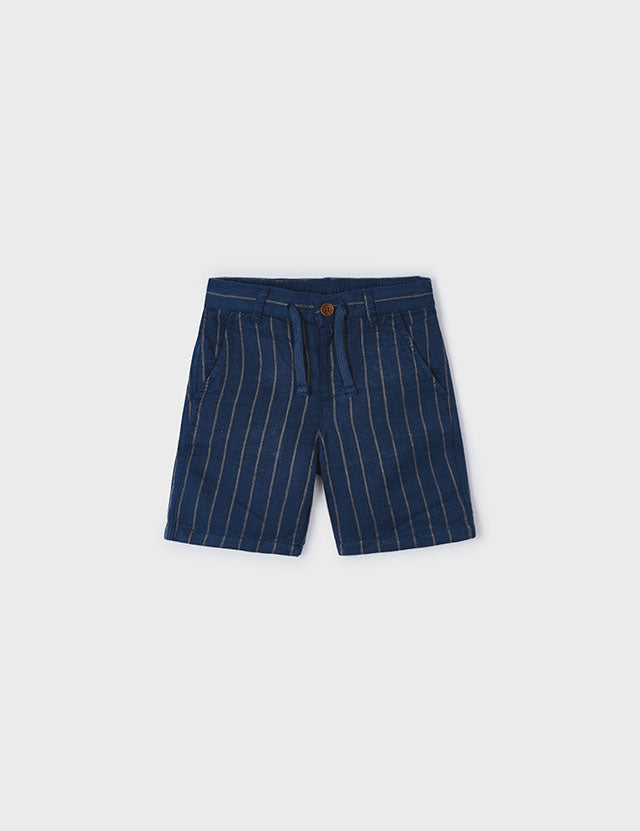 Toddler Linen Shorts in Navy mayoral