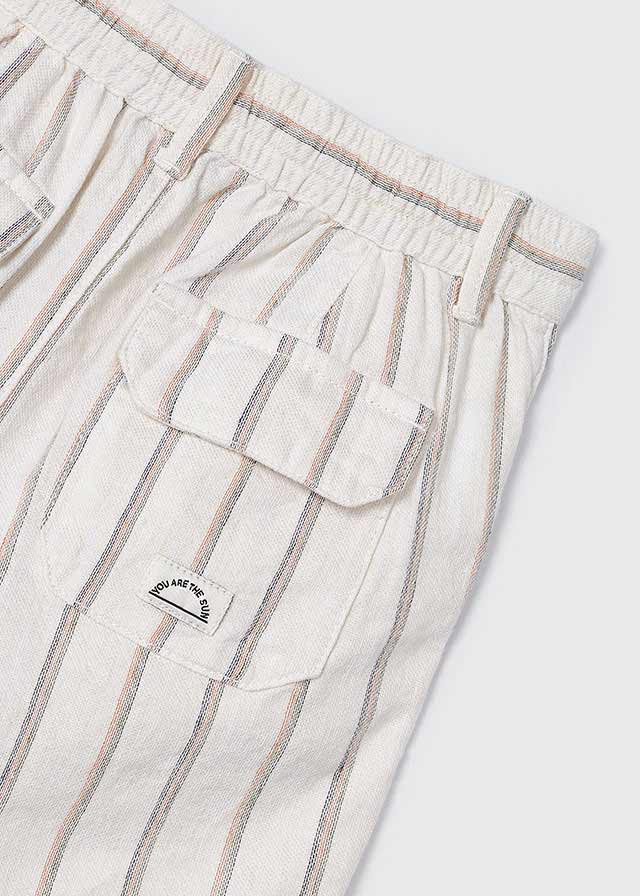 Linen Shorts in Cream