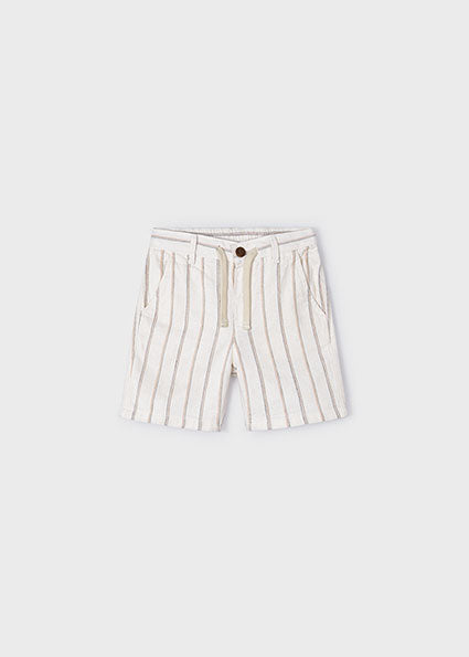 Linen Shorts in Cream