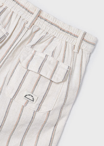 Linen Shorts in Cream