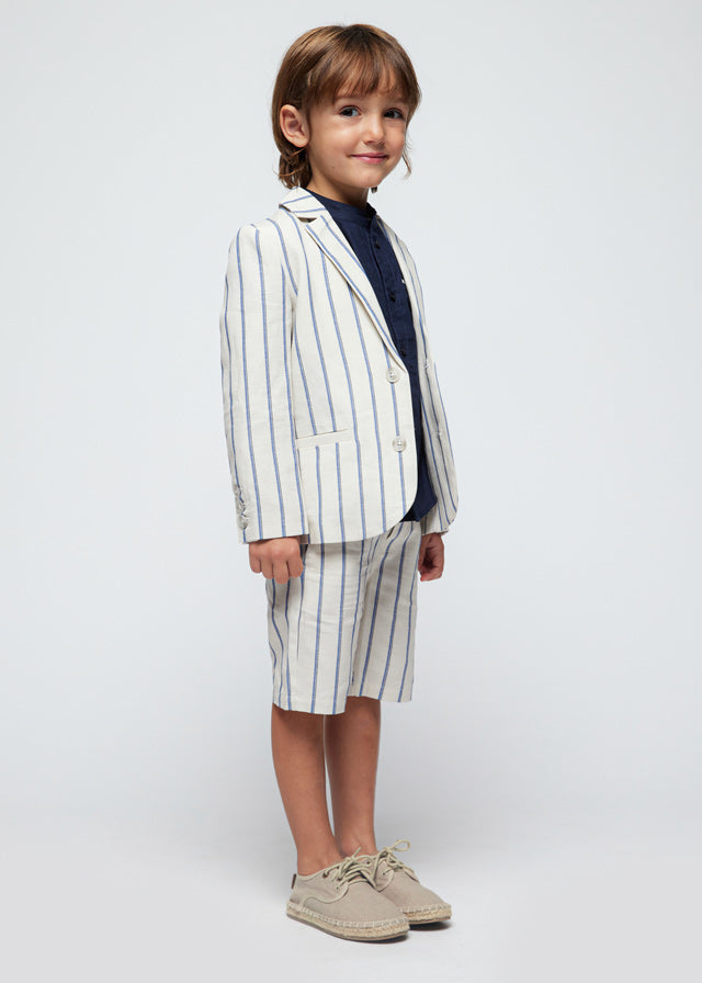 Sunday Best Striped Jacket in Navy