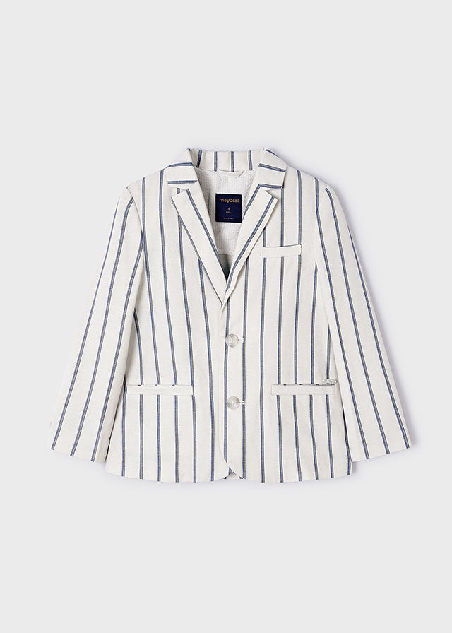 Sunday Best Striped Jacket in Navy