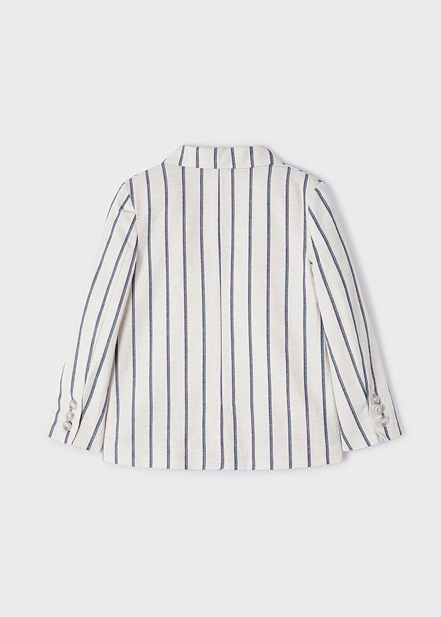 Sunday Best Striped Jacket in Navy