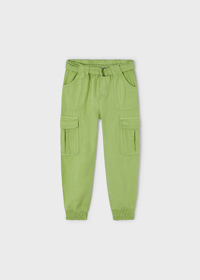 Grassy Green Cotton Tencel Pants