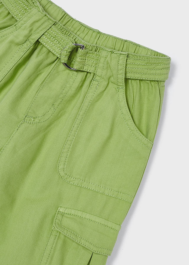 Grassy Green Cotton Tencel Pants