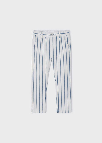 Sunday Best Striped Suiting Pants Navy